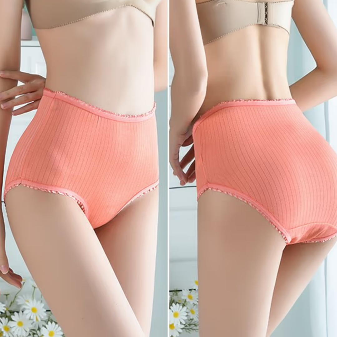 High-Waisted Leakproof Underwear - Eco-Friendly, Reusable, Durable