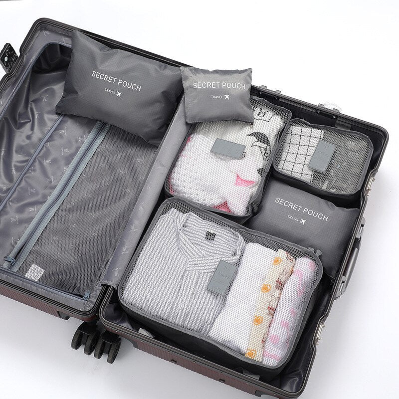 Smart Travel Organizer Set for Effortless Packing