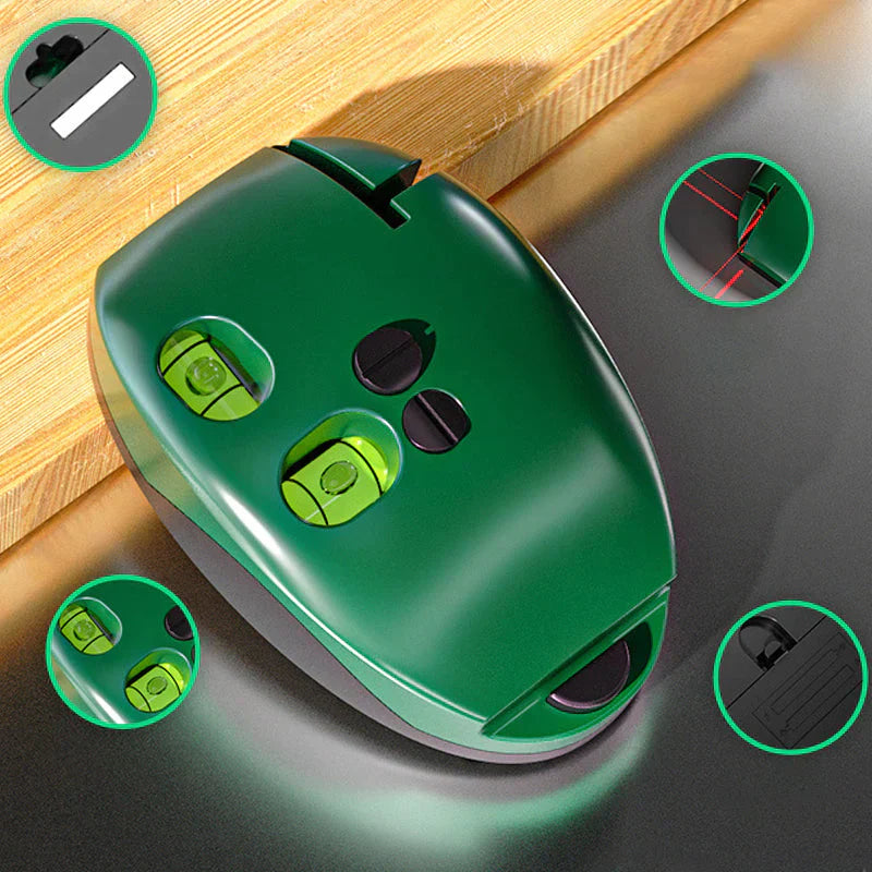 Precision Laser Level with 90° Projection for Easy Measurement