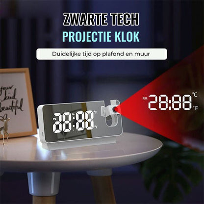 Advanced Projection Alarm Clock with USB Charging