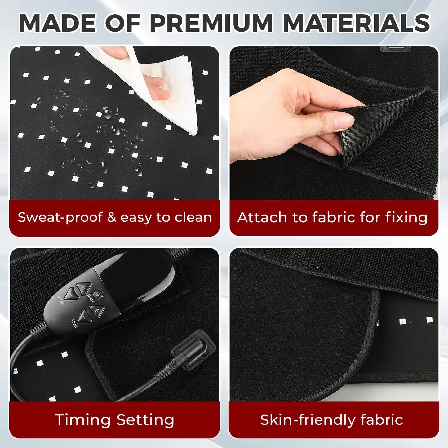 Infrared Heating Wrap with Remote Control | 210 LEDs 660nm 850nm Red Light Therapy