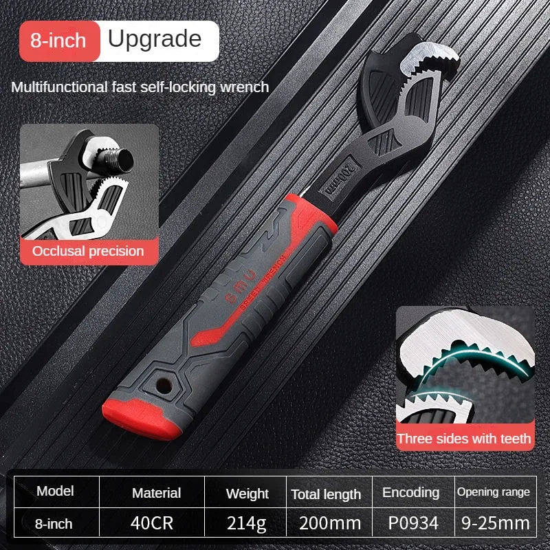 Versatile Smart Wrench | Self-Adjusting Tool for All Fasteners