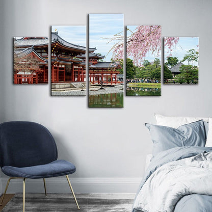 5-Piece Blossom Charm - Canvas Art Set for Your Home