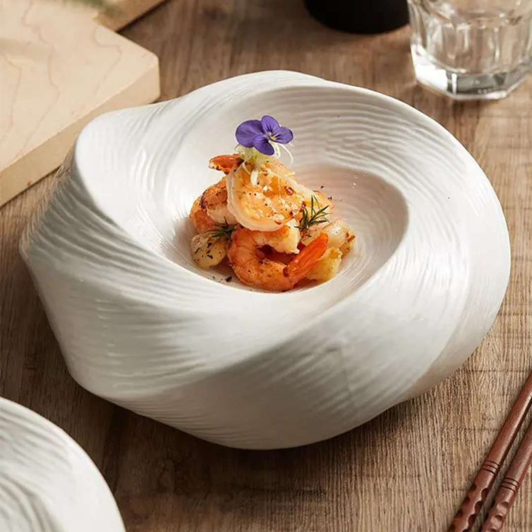 Contemporary Ceramic Bowl for Serving | Stylish Kitchen Dishware