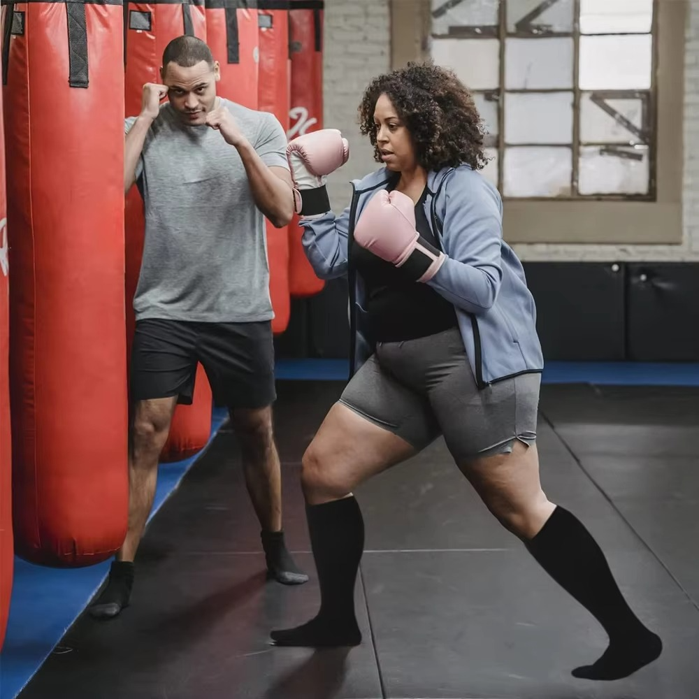 Comfort Fit Compression Socks for Curvier Legs