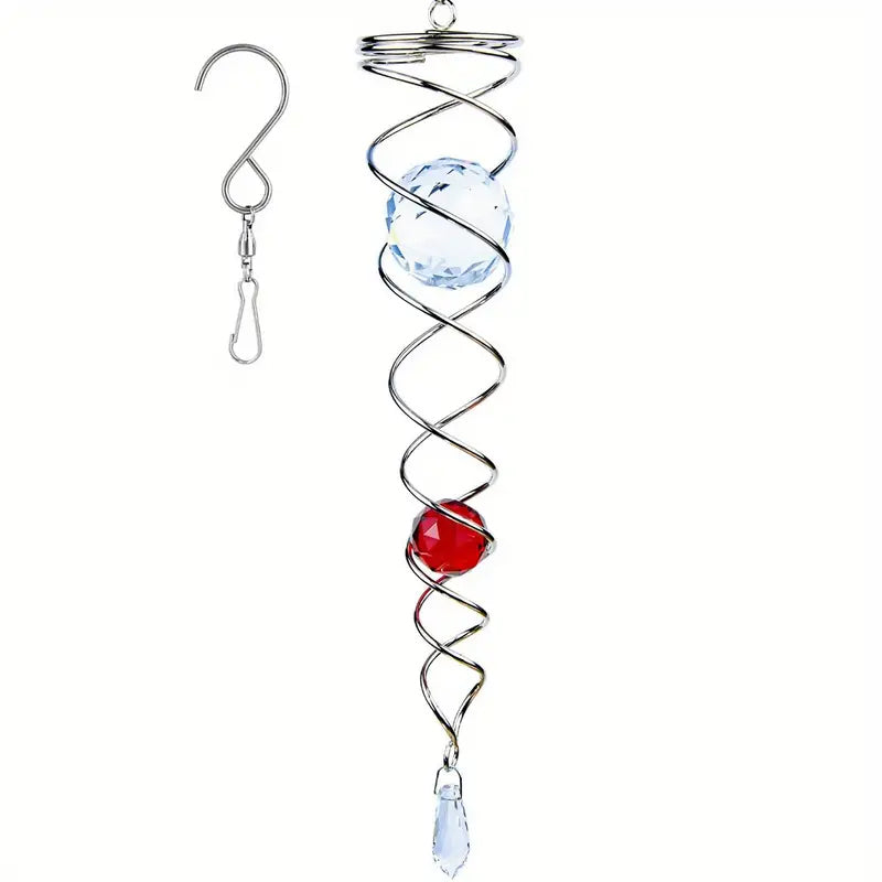 Buy One Get One Free | Metal Crystal Spiral Wind Chime [Last Day Discount]
