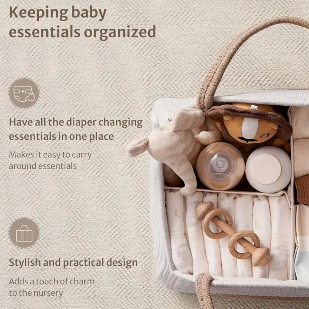 Chic Baby Essentials Organizer for Modern Nurseries