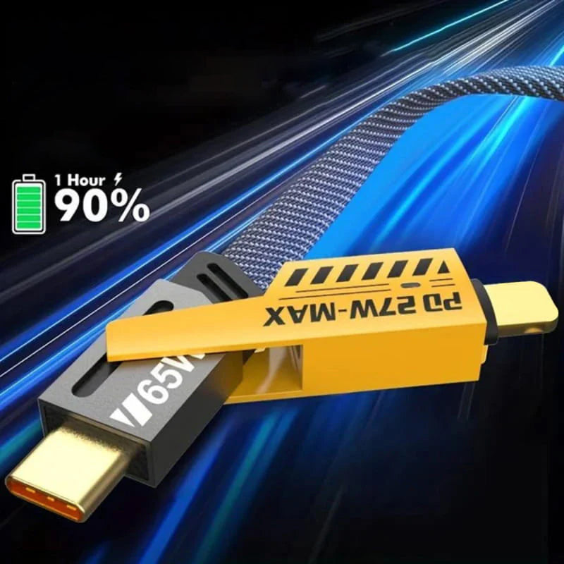 All-in-One 65W Rapid Charge Cable for Every Device