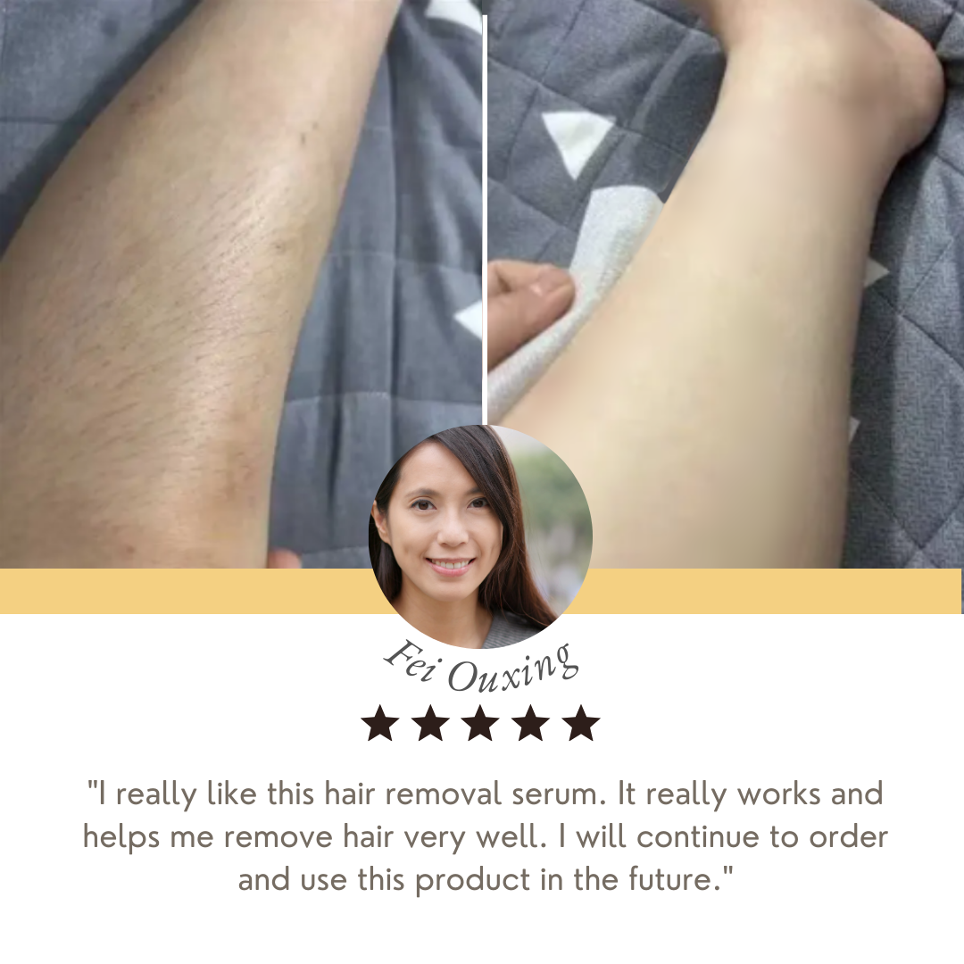 Gentle Hair Removal Serum | Pain-Free & Sensitive Skin Formula | Silky Smooth Results