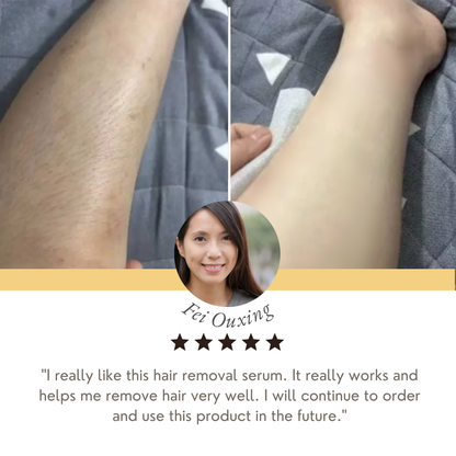 Gentle Hair Removal Serum | Pain-Free & Sensitive Skin Formula | Silky Smooth Results