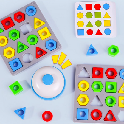 Colorful Sensory Learning Toy for Shape Adjustment Play