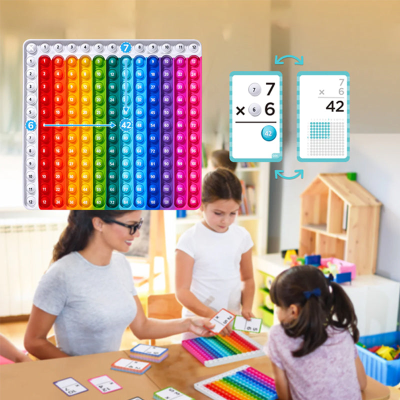 Innovative Math Learning Cards and Pop Fidget Charts for Effective Study