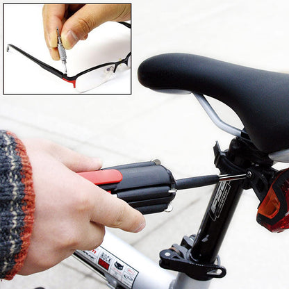 LED Flashlight 8-in-1 Screwdriver Tool