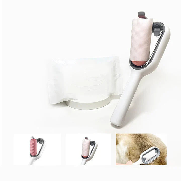 3-in-1 Brush for Cats and Dogs - Massage Tool