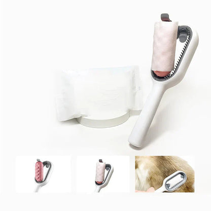 3-in-1 Brush for Cats and Dogs - Massage Tool