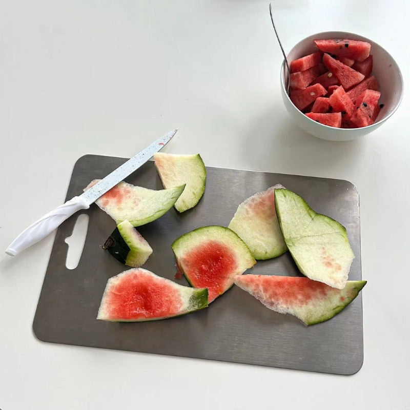 Double-Sided Kitchen Cutting Board with Antibacterial Features