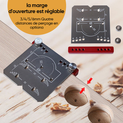 Locator for 35 mm Hinge Punch