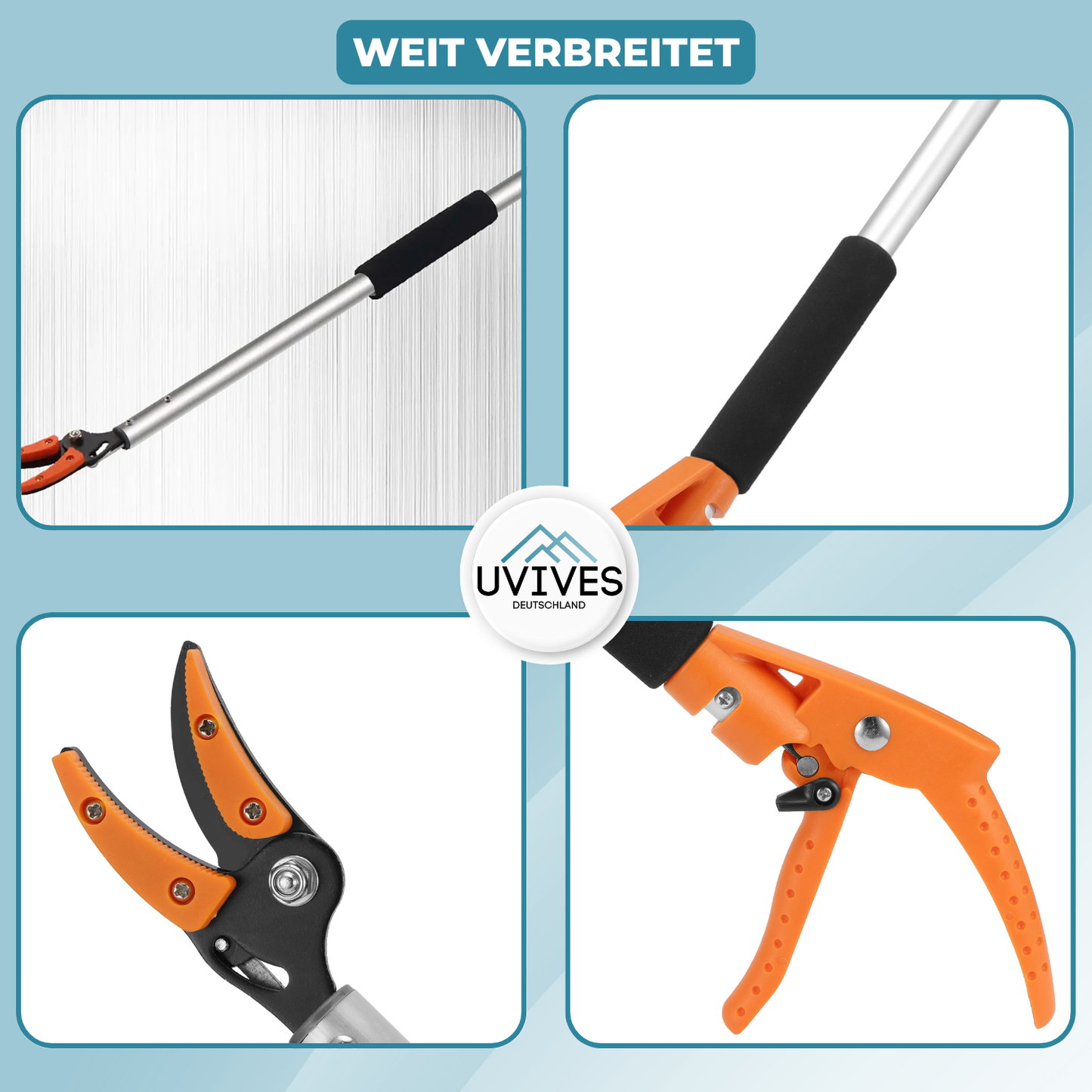 Effortless Cutting Tool for Tall Hedges