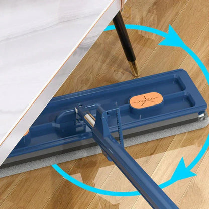 EasyClean Mop with Hands-Free Wringing System | 360° Swivel Head for All Floor Types
