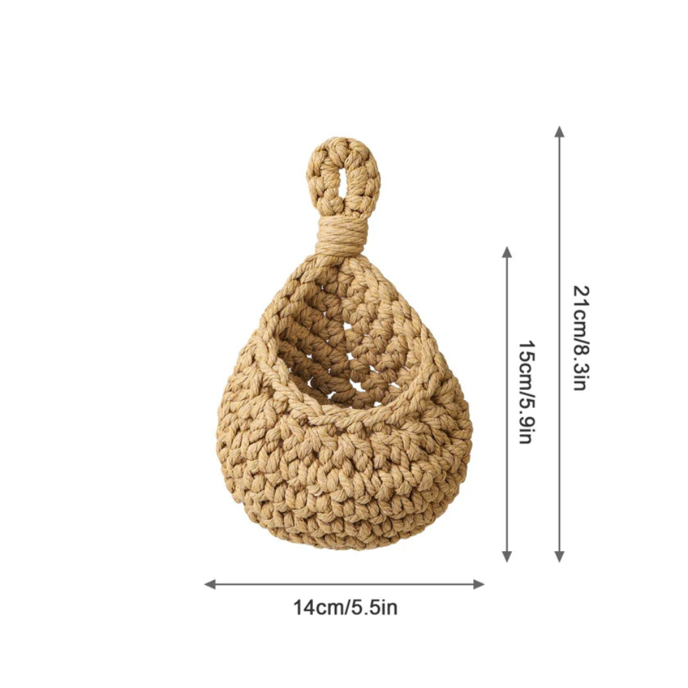 Stylish Eco-Friendly Hanging Storage Basket