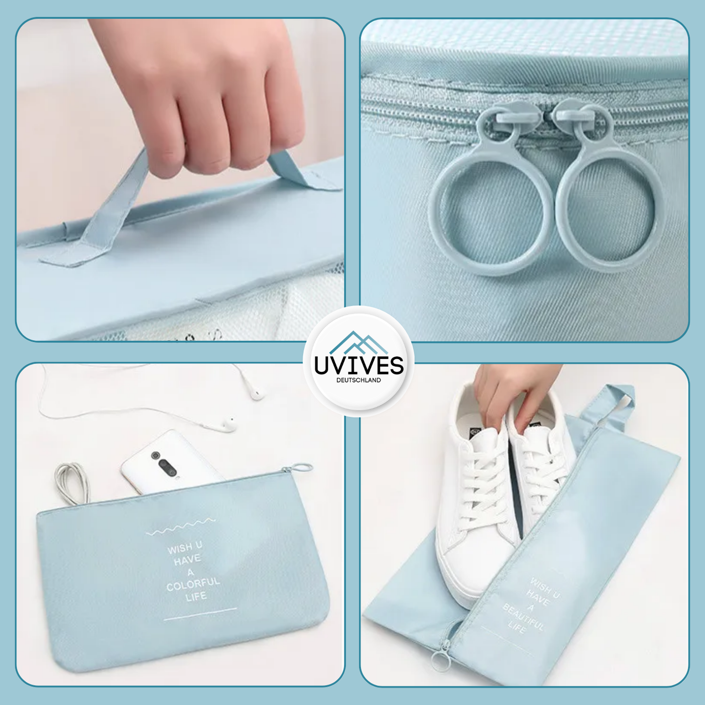Free 4-Pack | Storage Bags for Travel Essentials