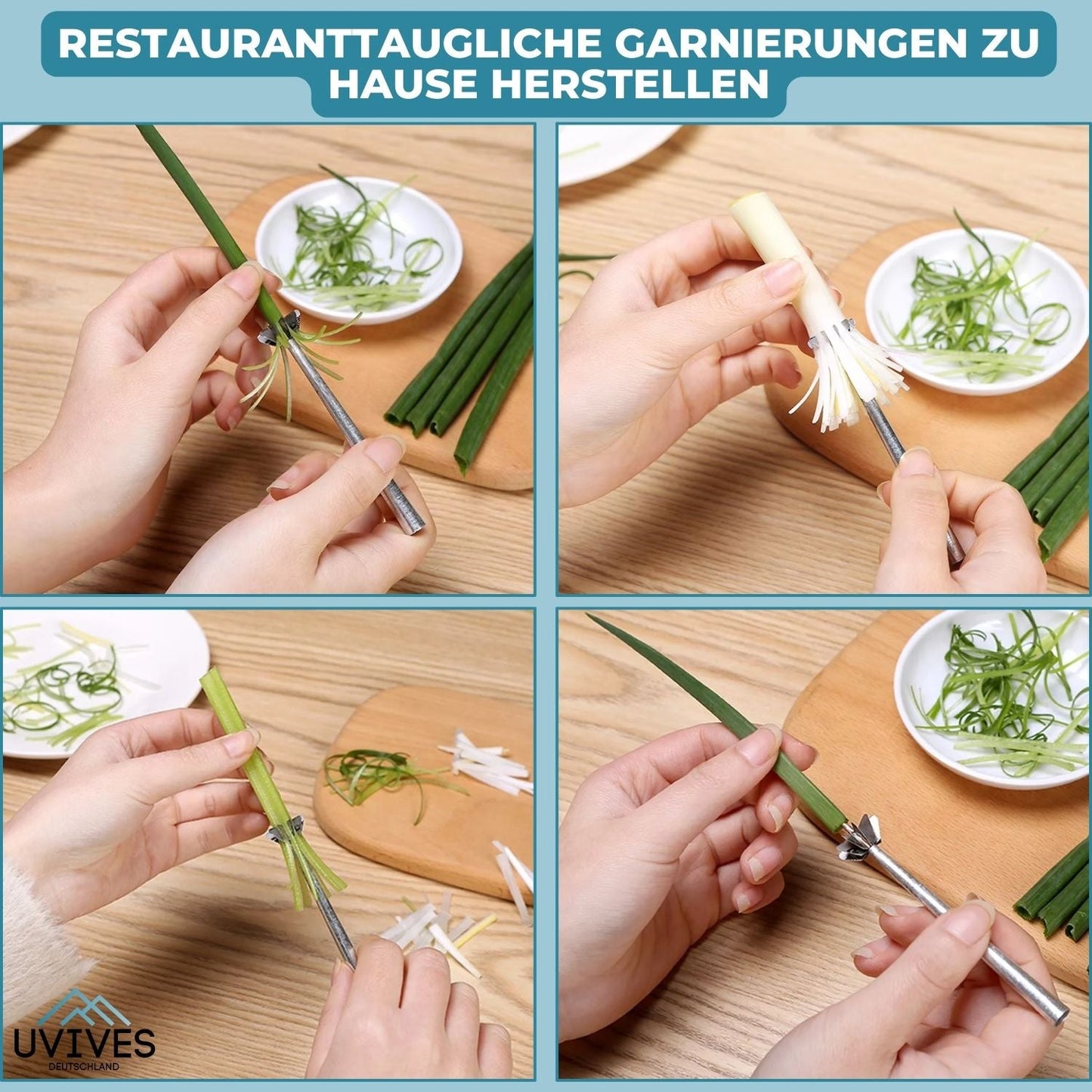 Plum Blossom Onion Cutter in Zinc Alloy