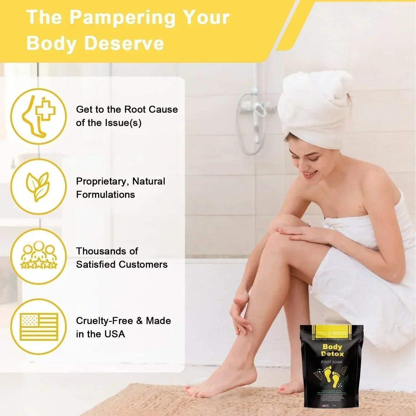 Revitalize Your Energy & Detoxify with Pure Foot Soak Tablets | Buy 1 Get 1 Free