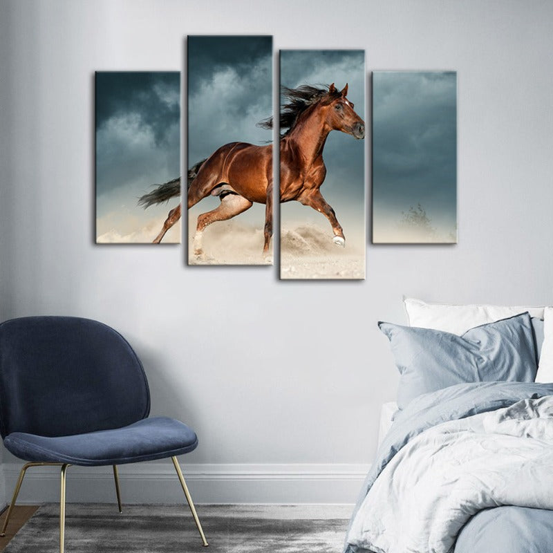 Stunning Horse Canvas Art Set for Vibrant Interiors