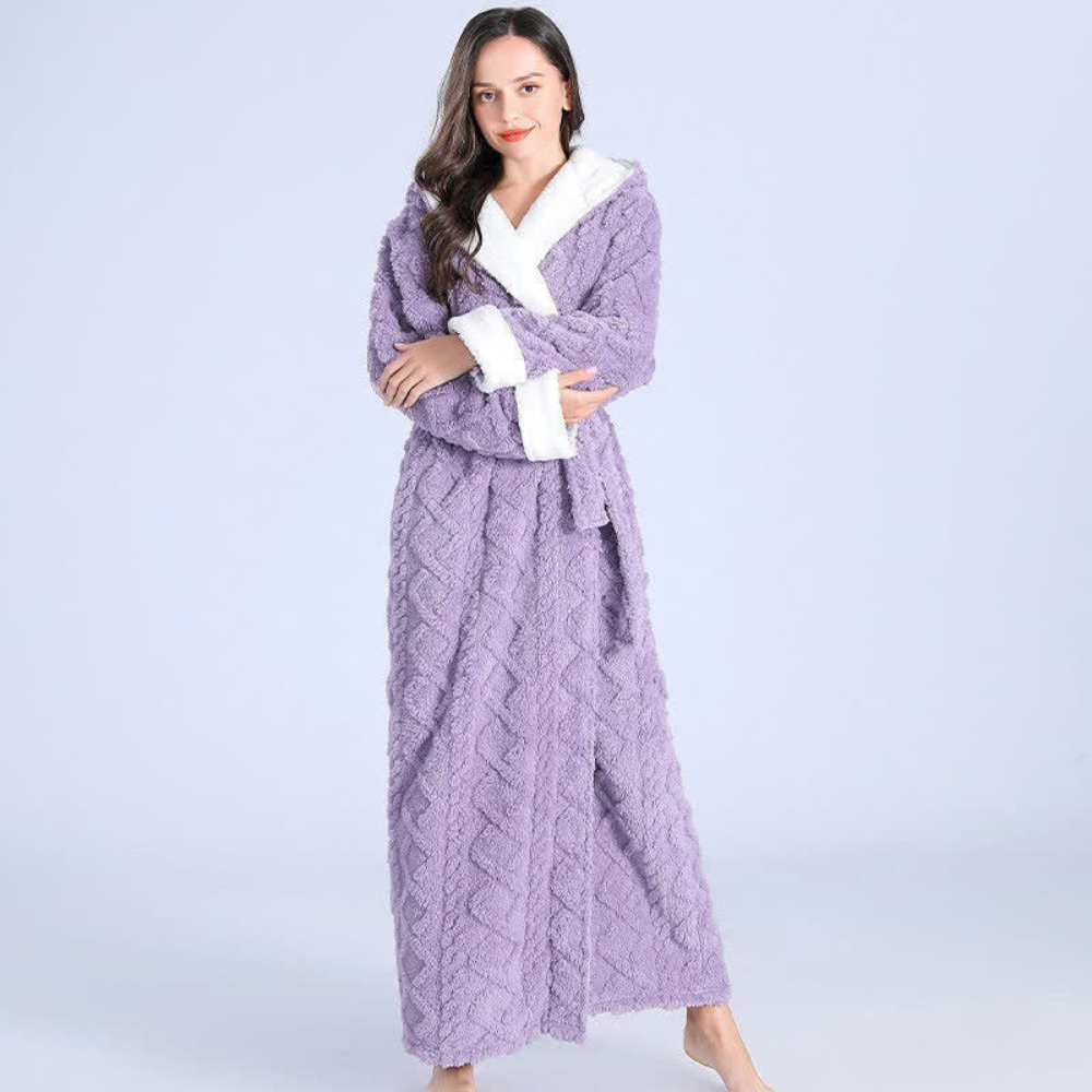 Luxurious Oversized Hooded Bathrobe