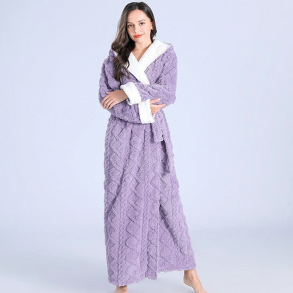 Luxurious Oversized Hooded Bathrobe