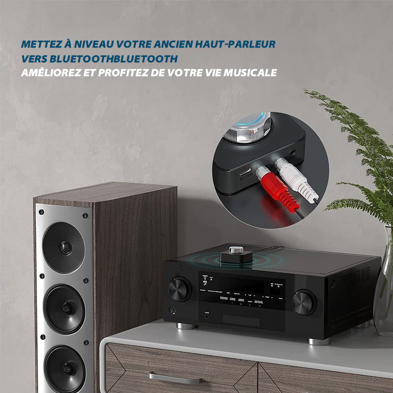 Bluetooth 5.0 Audio Receiver with RCA Connectivity
