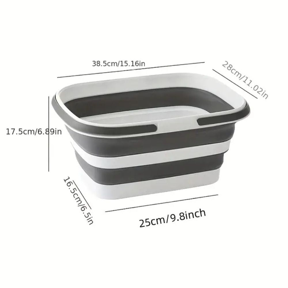 Foldable Multi-Purpose Basket – Ideal for Camping, BBQ, and Home Use