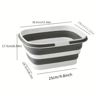 Foldable Multi-Purpose Basket – Ideal for Camping, BBQ, and Home Use