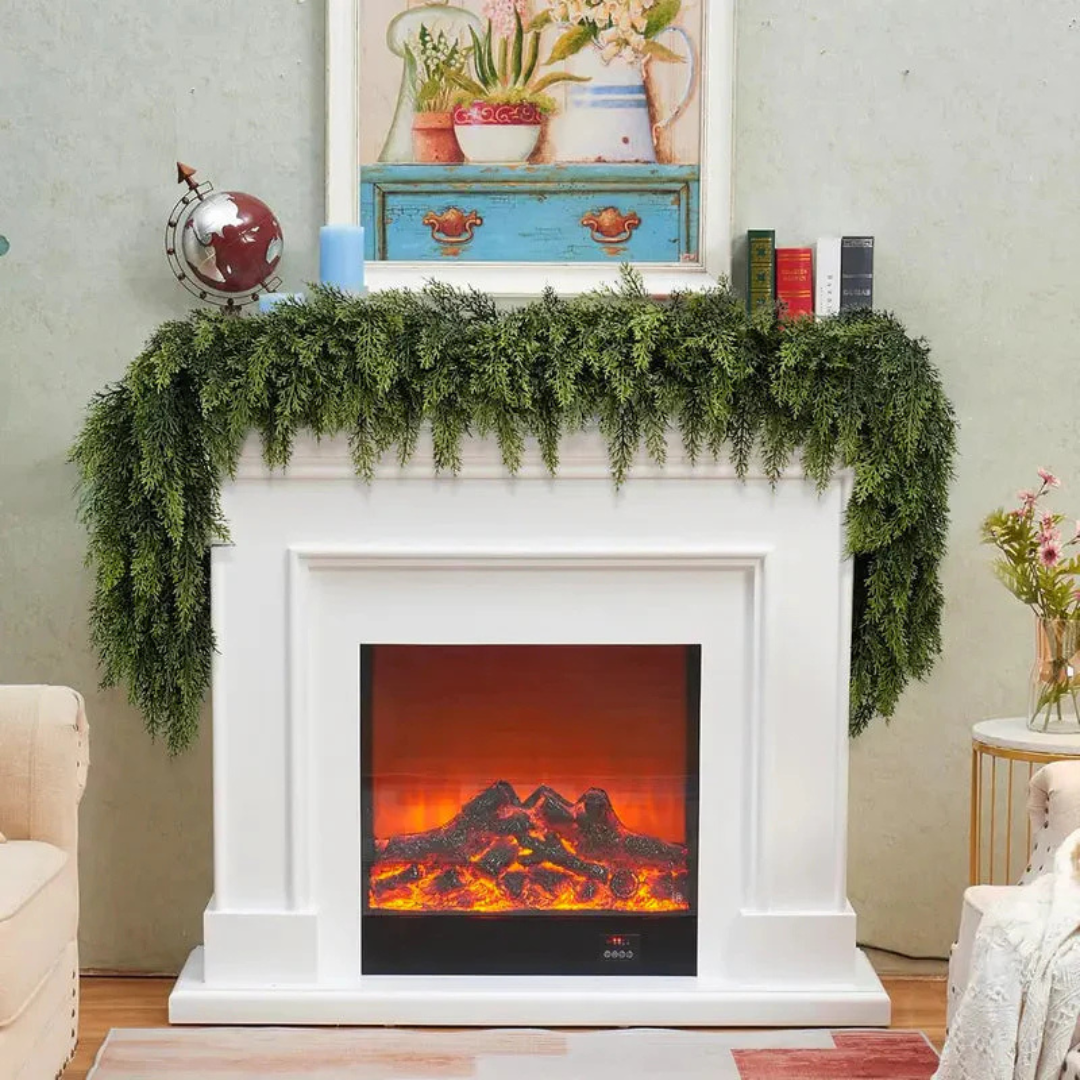 Luxurious Holiday Garland with Lifelike Touch
