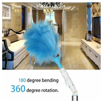 Versatile 360° Electric Dust Cleaner with Dual Brushes