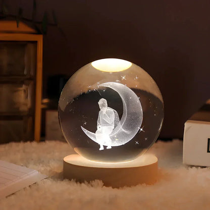 LED Planetarium Night Light Projector with 3D Star Display