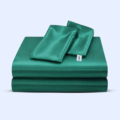 Cooling Bed Sheet Set with Silver Ion Infusion for Enhanced Comfort