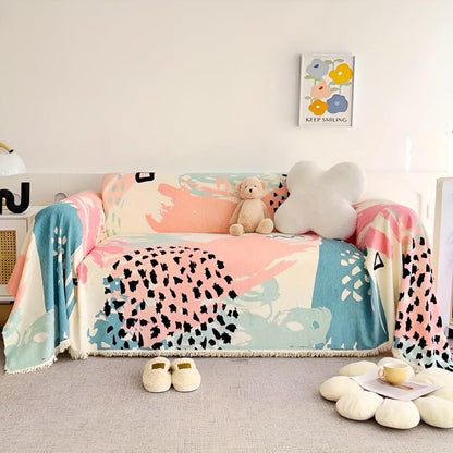 Charming Pastel Sofa Protector