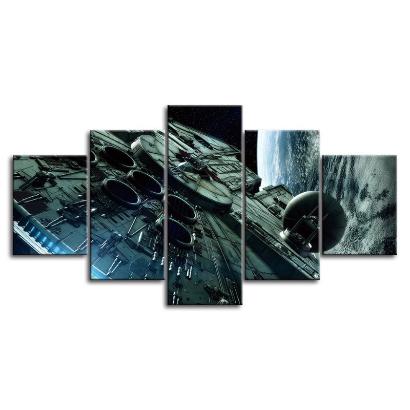 5-Piece Captivating Cosmic Canvas Art Set