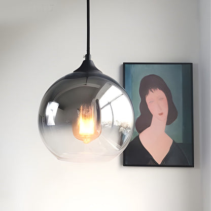 LED Hanging Glass Pendant Light for Kitchen and Living Room
