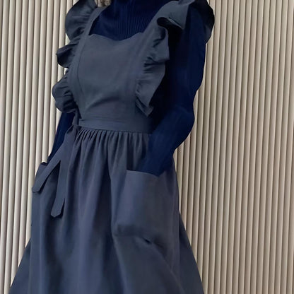 Charming Lace-Trimmed Apron for Every Occasion