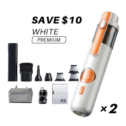 Handheld Vacuum Cleaner for Effortless Cleaning with 5 Versatile Attachments