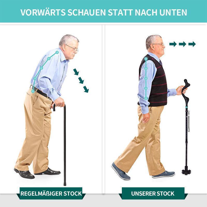Foldable and collapsible walking cane