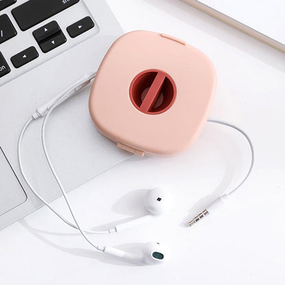 Mobile Phone Stand with 2-in-1 Cable Reel