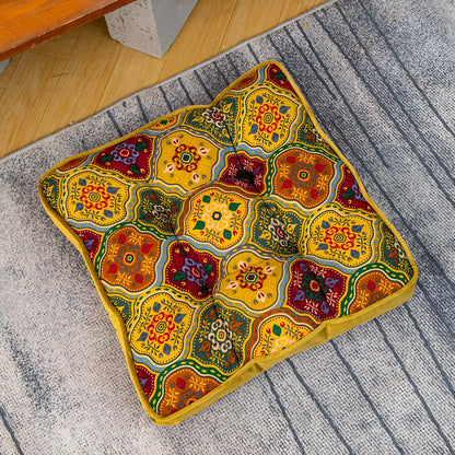 Bohemian Bliss Tie-Down Cushion for Cozy Spaces