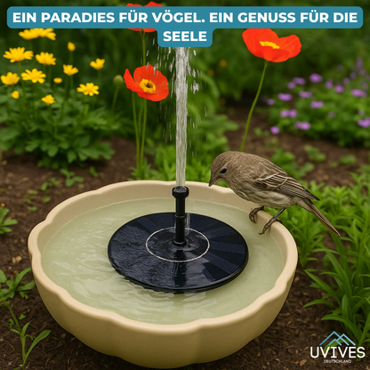 Solar Fountain for Tranquility and Elegance in the Garden