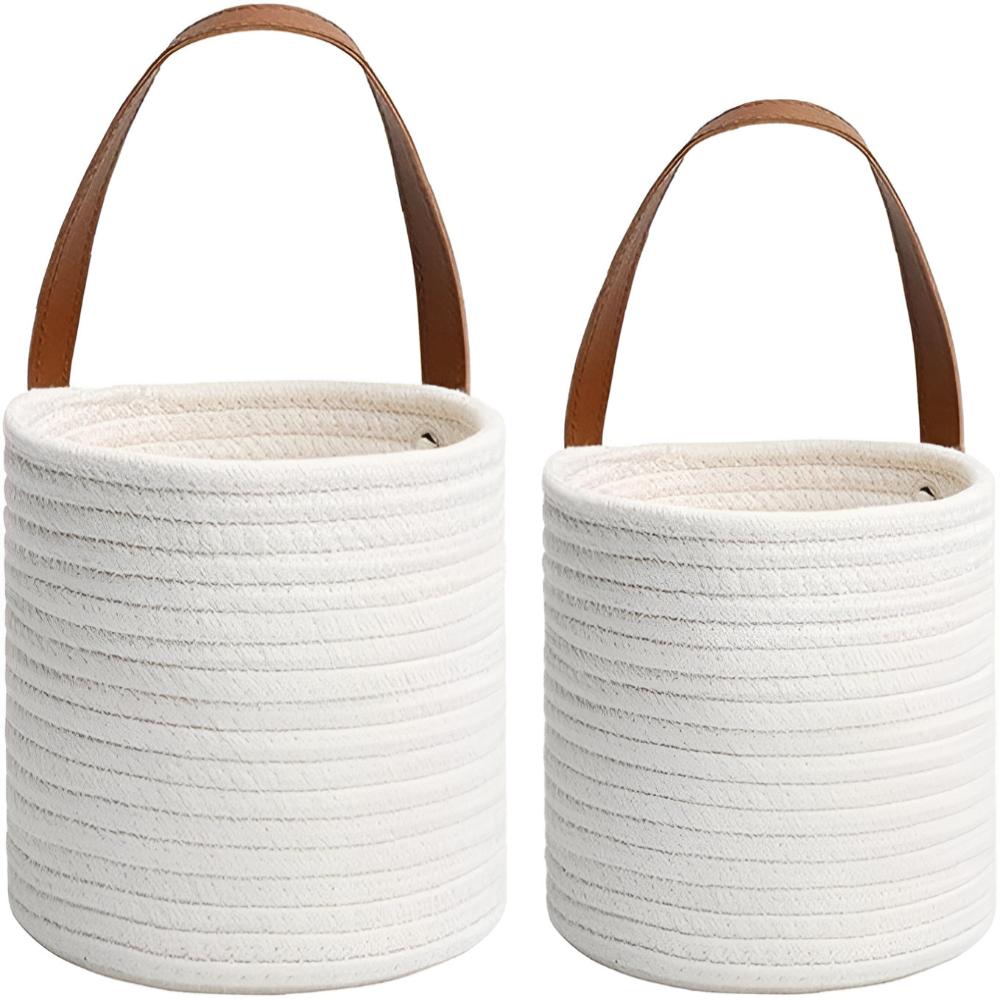 Eco-Friendly Hanging Baskets | Set of 2 for Versatile Use