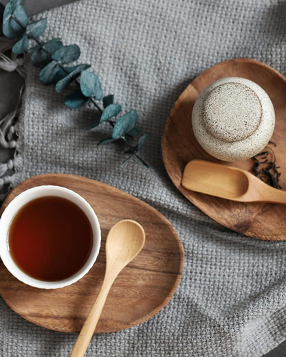 Rustic Wooden Platter Set – Natural Serving Tray for Kitchen Decor