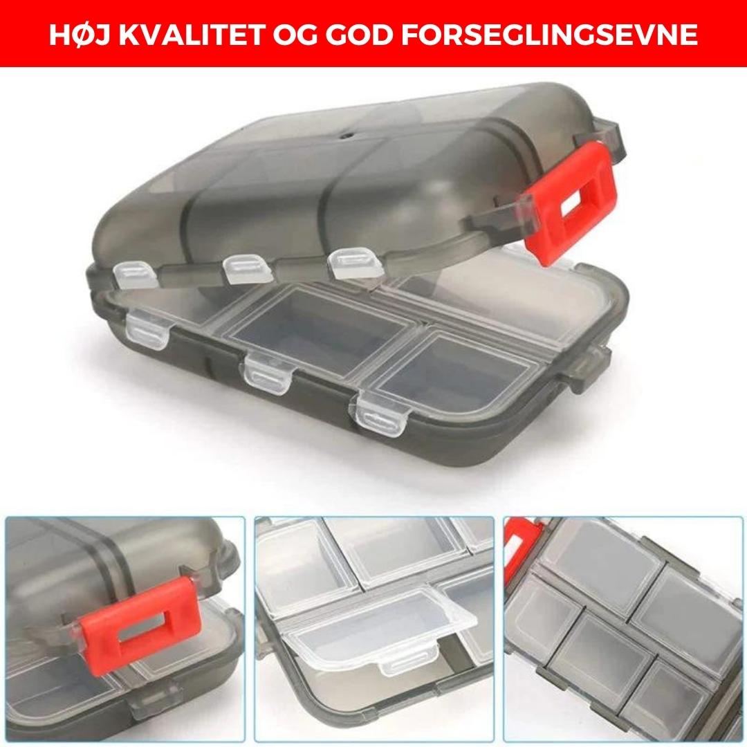 Compact Pill Organizer with 10 Compartments