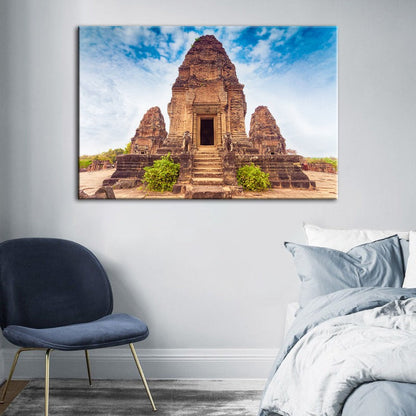 Canvas Art Print of Ancient Temple for Wall Decor